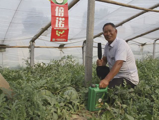 河南中牟县倍诺忠实用户受《汴梁晚报》采访